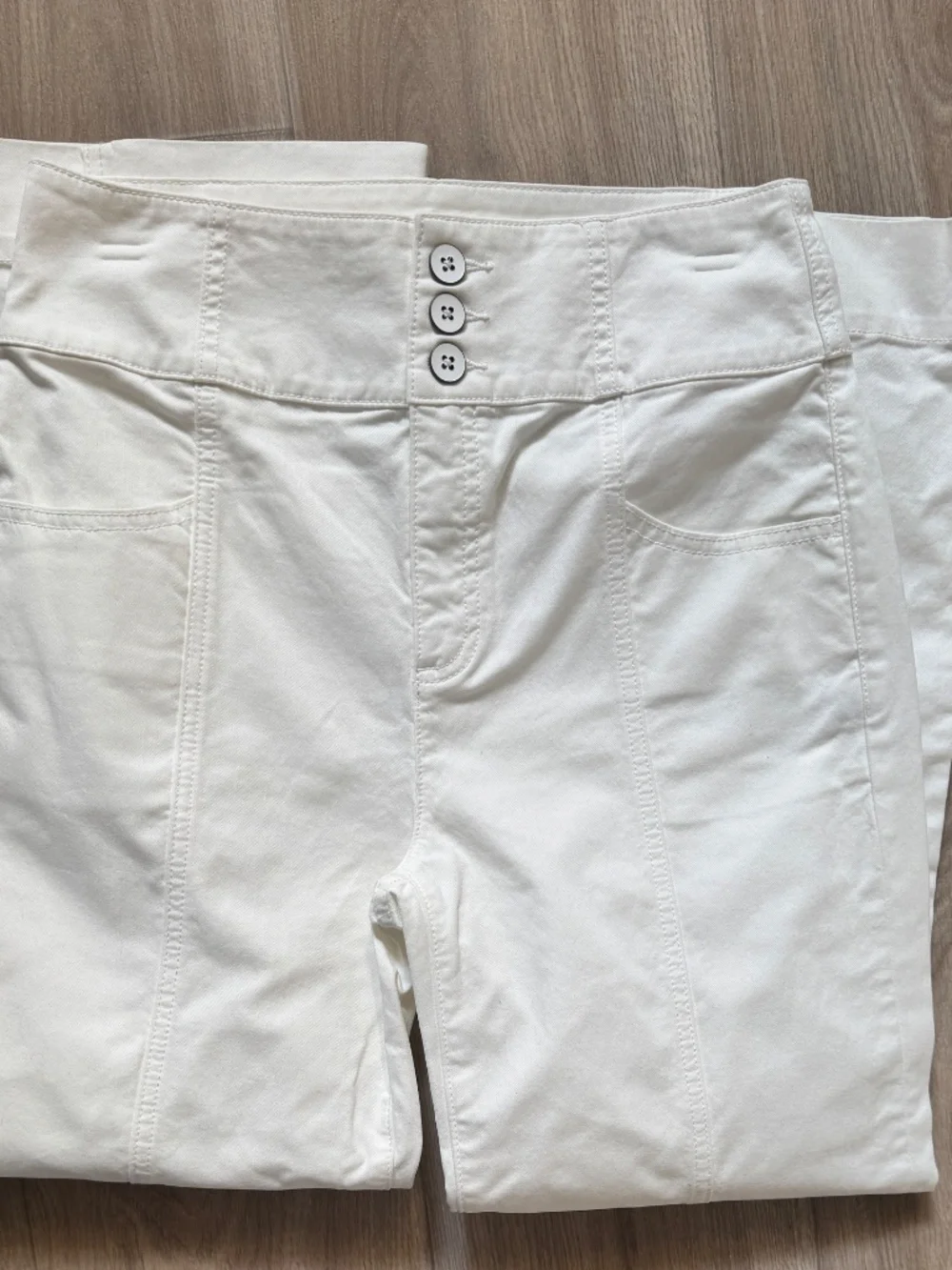 New Without Tags KATE SPADE, Chino Med Weight Wide Leg Pants, Sizes 26, 27, 28